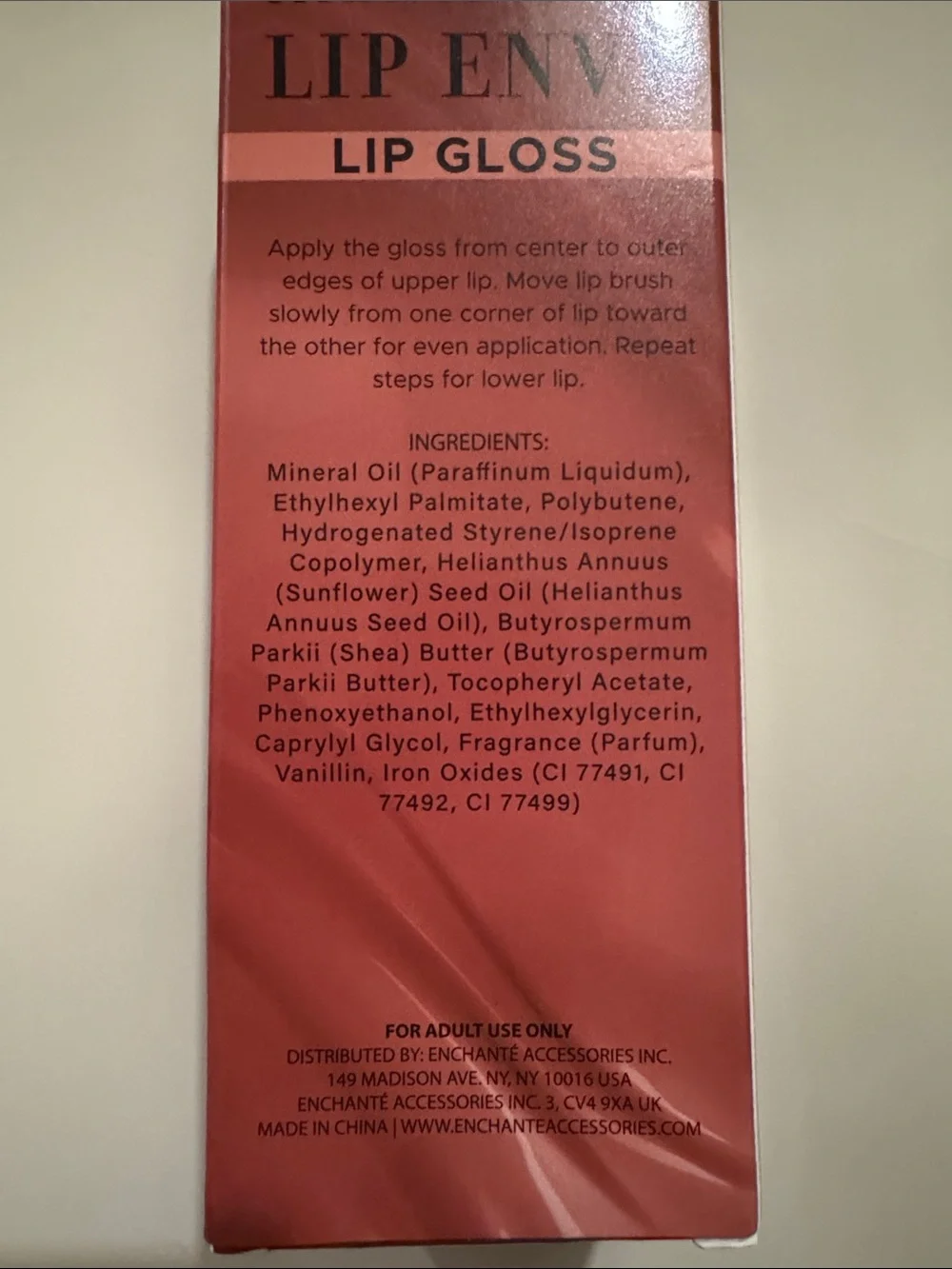 Lip Envy Moisturizing Lip Gloss - Brown